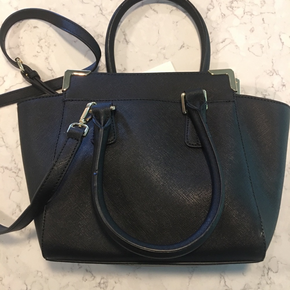 Calvin Klein black crossbody satchel. - Picture 5 of 6